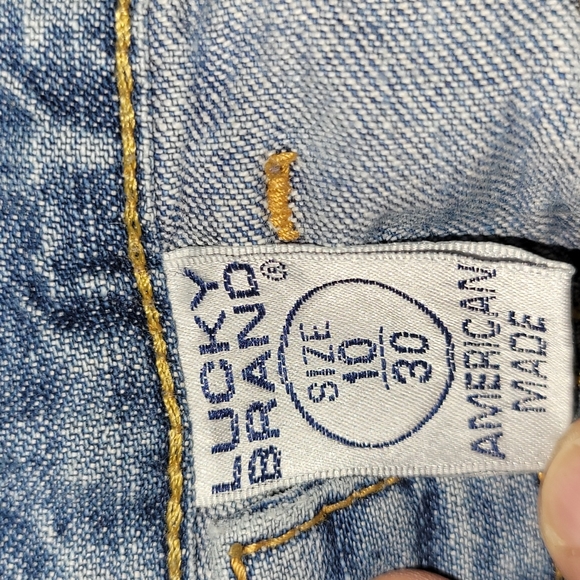 Vintage. Made in USA. Lucky Brand. Plain Jane Flare. Women's size 10 - Picture 7 of 8